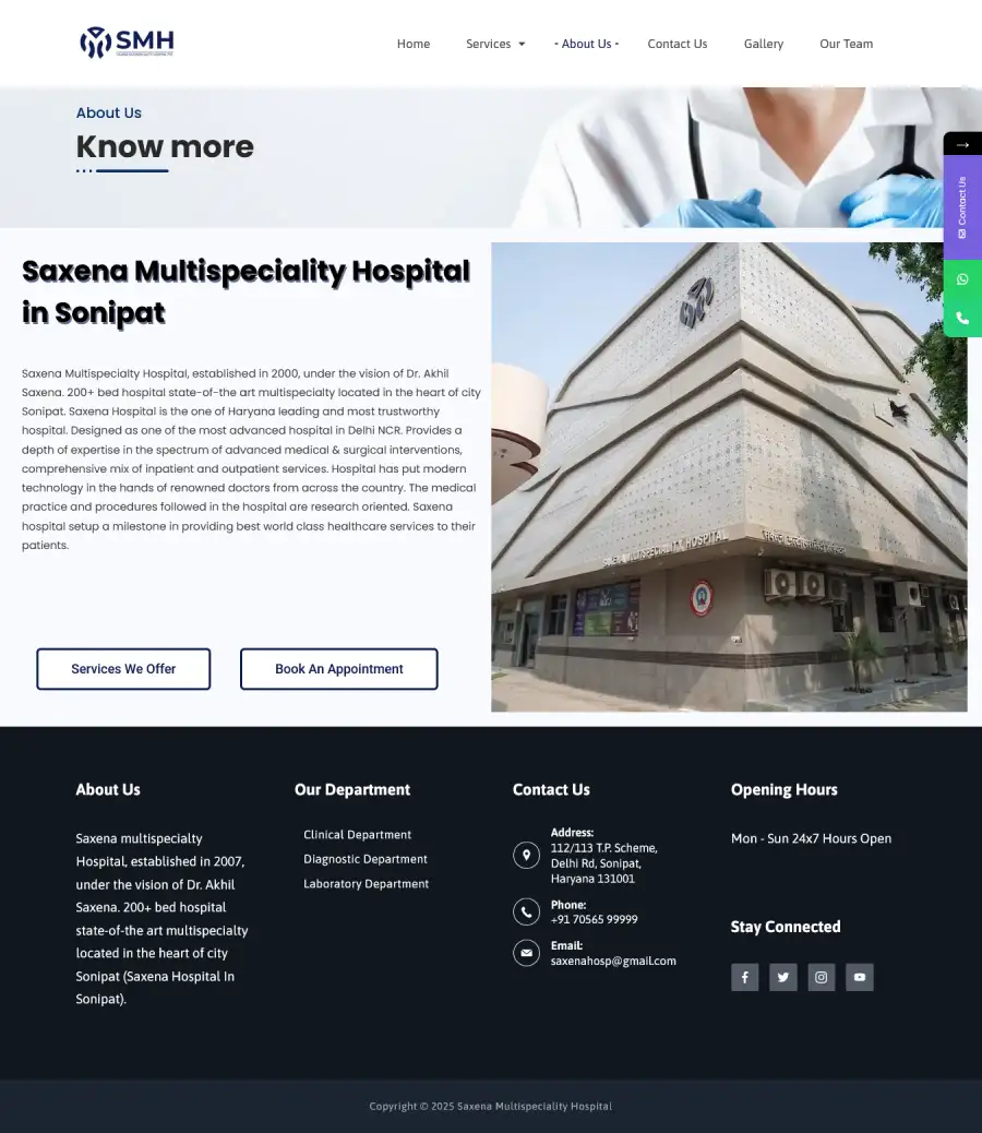 Screenshot 2025-01-30 at 12-39-02 About Saxena Hospitals Compassionate Care Advanced Medicine